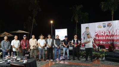 Polres Pamekasan Gelar Piramida bersama 12 Organisasi Pers Pamekasan Goes to Trawas