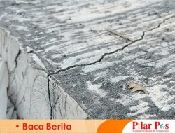 Baru Satu Bulan Selesai dikerjakan, Proyek Rabat Beton di Desa Meteng Sampang Rusak