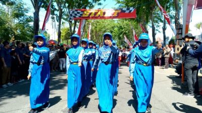 Meriahkan HUT RI ke-79, SDN Rongtengah 1 Sampang Ikuti Lomba Gerak Jalan Tingkat SDN dan MI