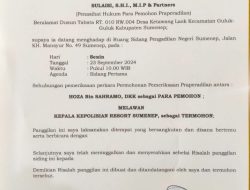 Sulaisi, Direktur LKBH IAIN Madura Wakili Kliennya Gugat Praperadilan Polres Sumenep