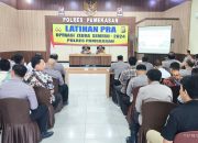 Latihan Pra Operasi Zebra Semeru 2024, Inilah Beberapa Penekanan Wakapolres Pamekasan