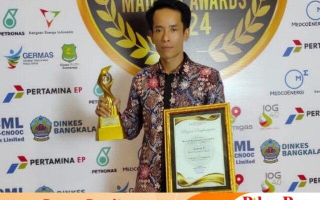 Mas’udi Hadiwijaya Raih Juara 1 Kategori Tokoh Pendidikan Favorit di Ajang Madura Awards 2024