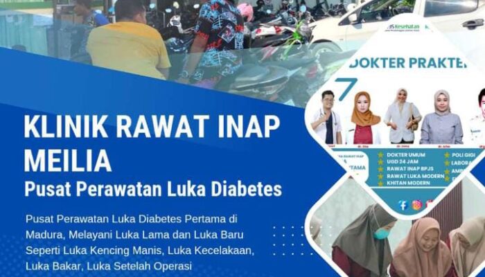 KLINIK MEMILIA Rumah Sunat Madura, Rawat Inap, Pusat Perawatan luka diabetes Siap Layani Anda