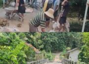 Jalan Batas Desa Sana Daya Waru Timur Ini Kembali Bagus Berkat Kekompakan Masyarakat