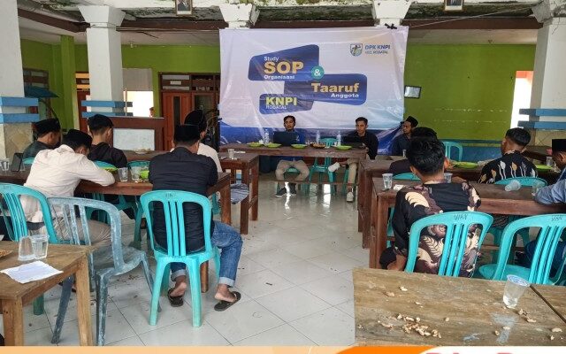 Upaya Penguatan Kapasitas Kelembagaan, DPK KNPI Robatal Sampang Gelar Study SOP
